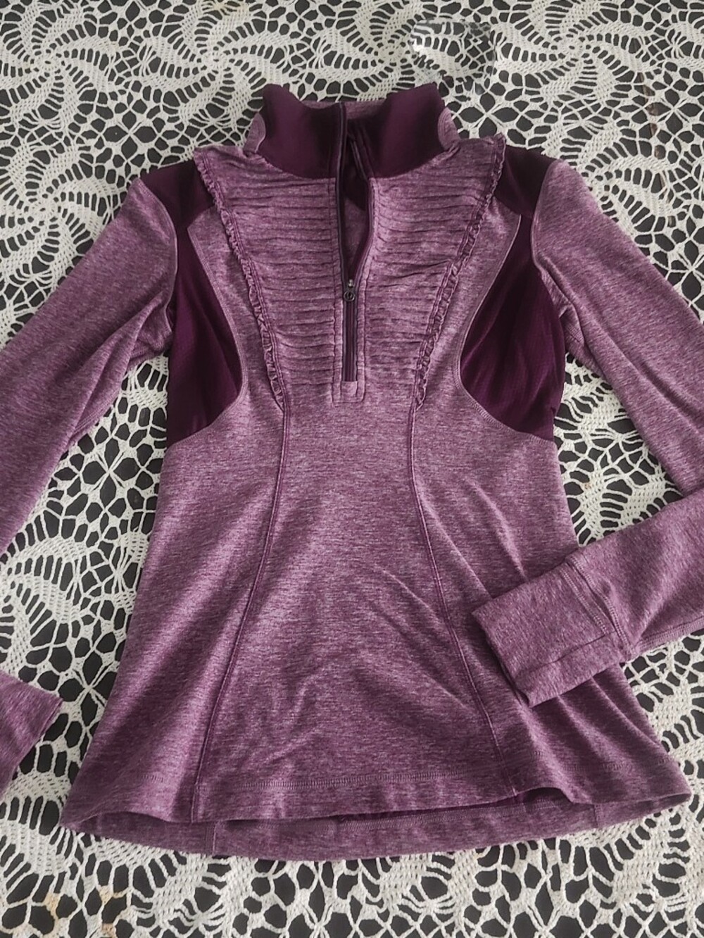 Lululemon Run: Your Heart Out PulloverHeathered Plum Size 4